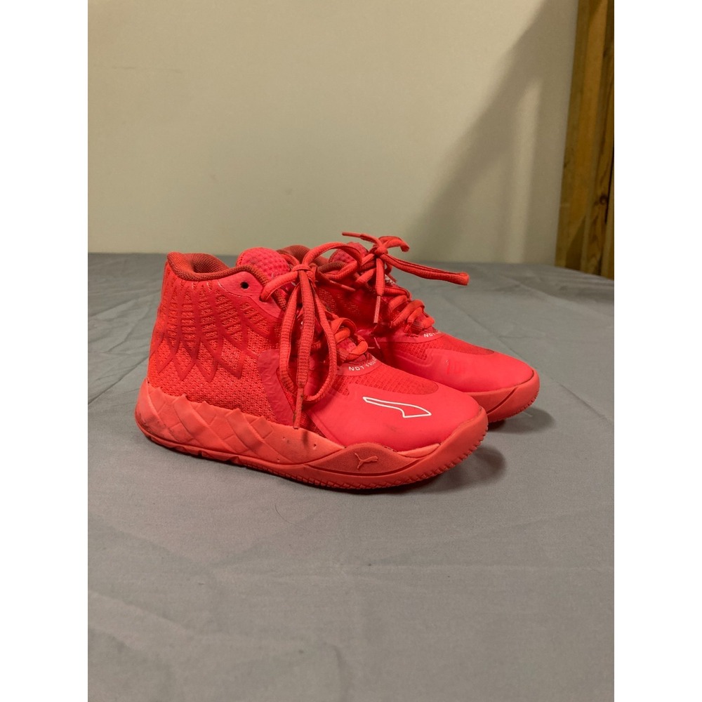 Puma LaMelo Ball MB.01 Breast Cancer‎ Awareness Basketball Shoes Boys Youth - 12